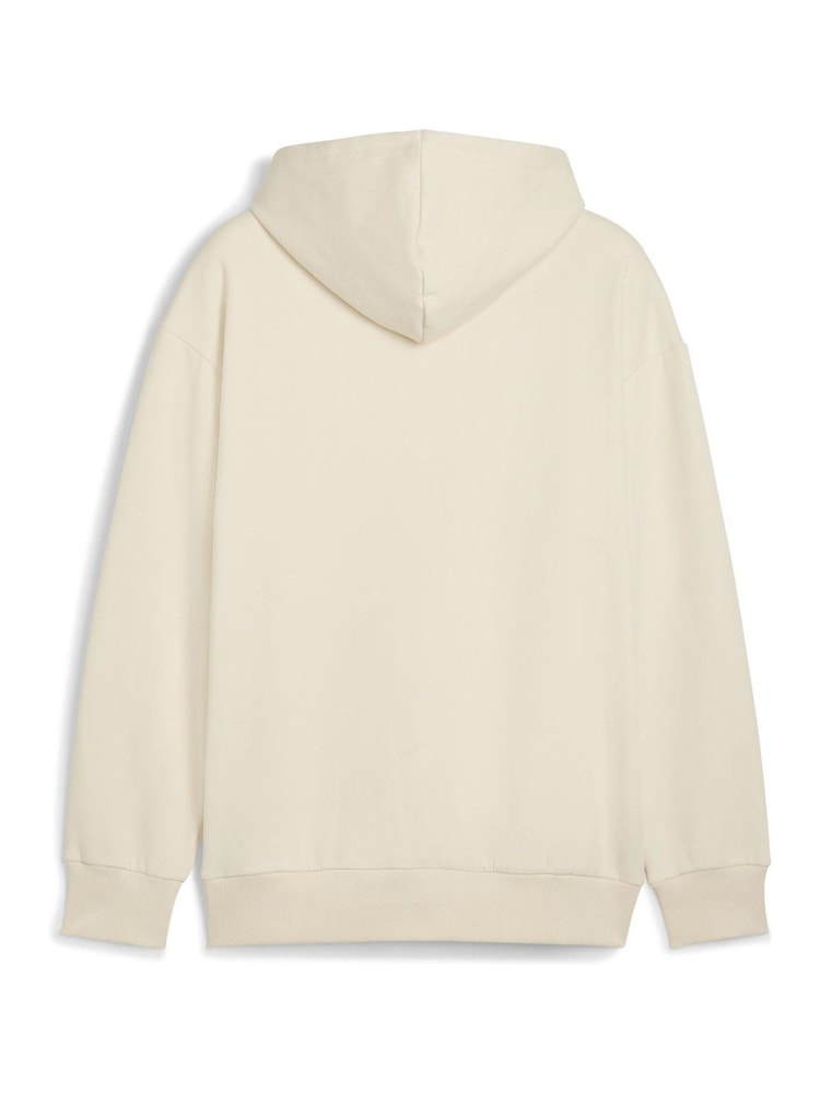 Puma Cream Mens Christmas Sweater Hooded Top Hoodie - Image 3 of 3