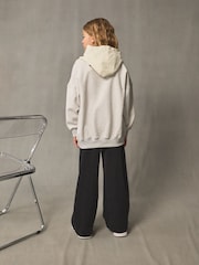 Grey/Ecru Contrast - Толстовка с капюшоном (3-16лет) - Изображение 3 из 8