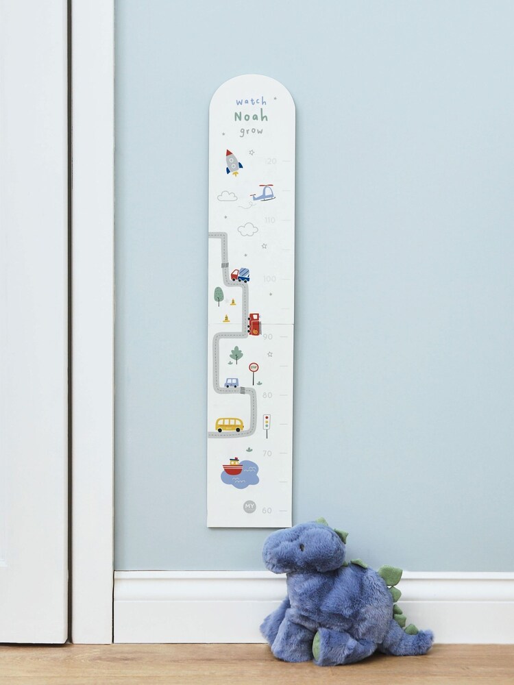 Personalised Rocket Wooden Height Chart by My 1st Years - Image 1 of 2 Personalised Rocket Wooden Height Chart by My 1st Years - Image 1 of 2