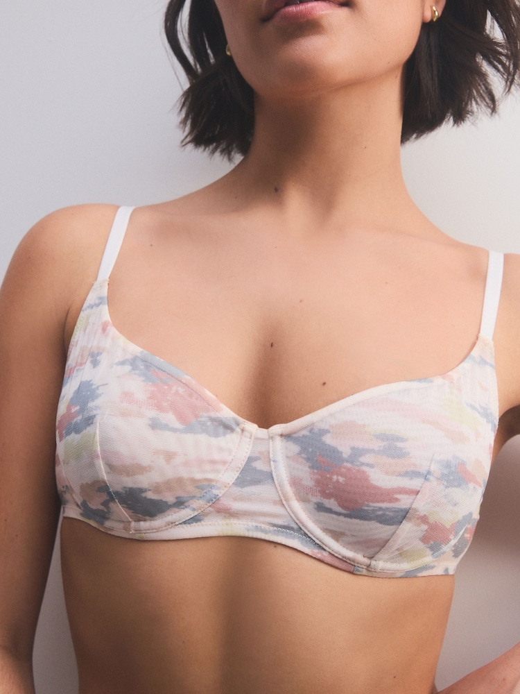 Camouflage - Mesh Non Padded Balcony Bra A-E - Image 4 of 5