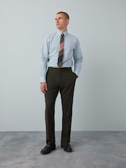 Blue Stripe/Pink Stripe Tie Slim Fit Shirt and Tie Pack - Image 2 of 9