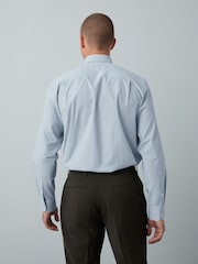 Blue Stripe/Pink Stripe Tie Slim Fit Shirt and Tie Pack - Image 3 of 9