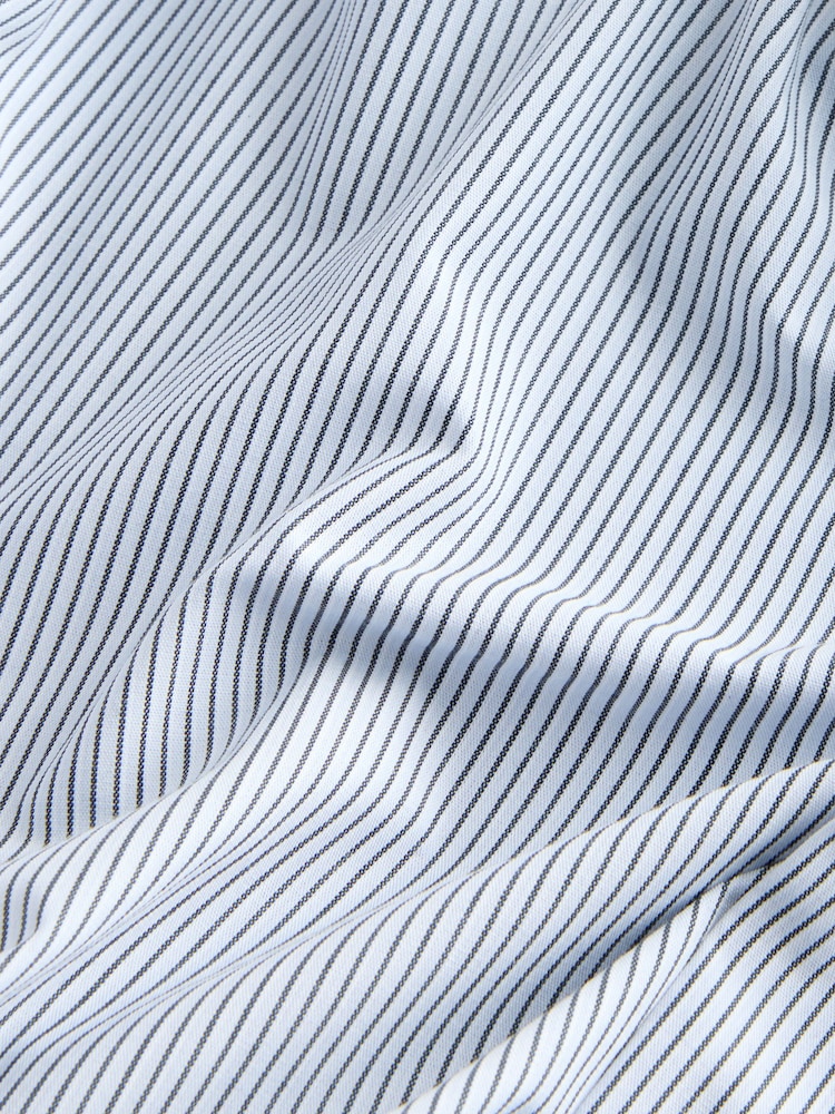 Blue Stripe/Pink Stripe Tie Slim Fit Shirt and Tie Pack - Image 9 of 9