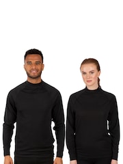 Trespass Adults Flex360 Black Base Layer Top - Imagen 2 de 6