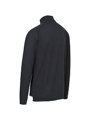 Trespass Wise360 Quarter Zip Base Layer Black Top - Image 6 of 6