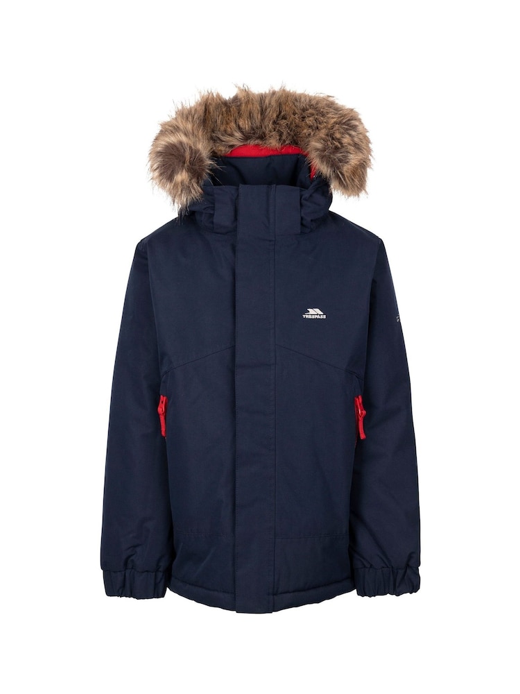 Trespass Blue Kids Unisex Wyald Rainwear Jacket - Image 1 of 2