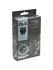 DLX Naoki Adults Black Gloves - Image 2 of 2