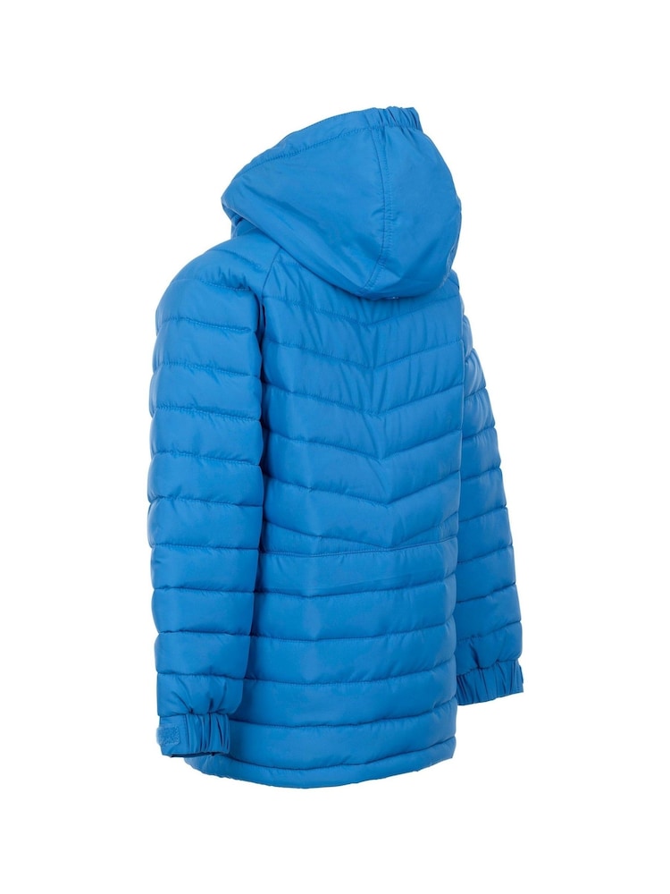 Trespass Unisex Kids Blue Eelow Casual Jacket - Image 2 of 2 Trespass Unisex Kids Blue Eelow Casual Jacket - Image 2 of 2