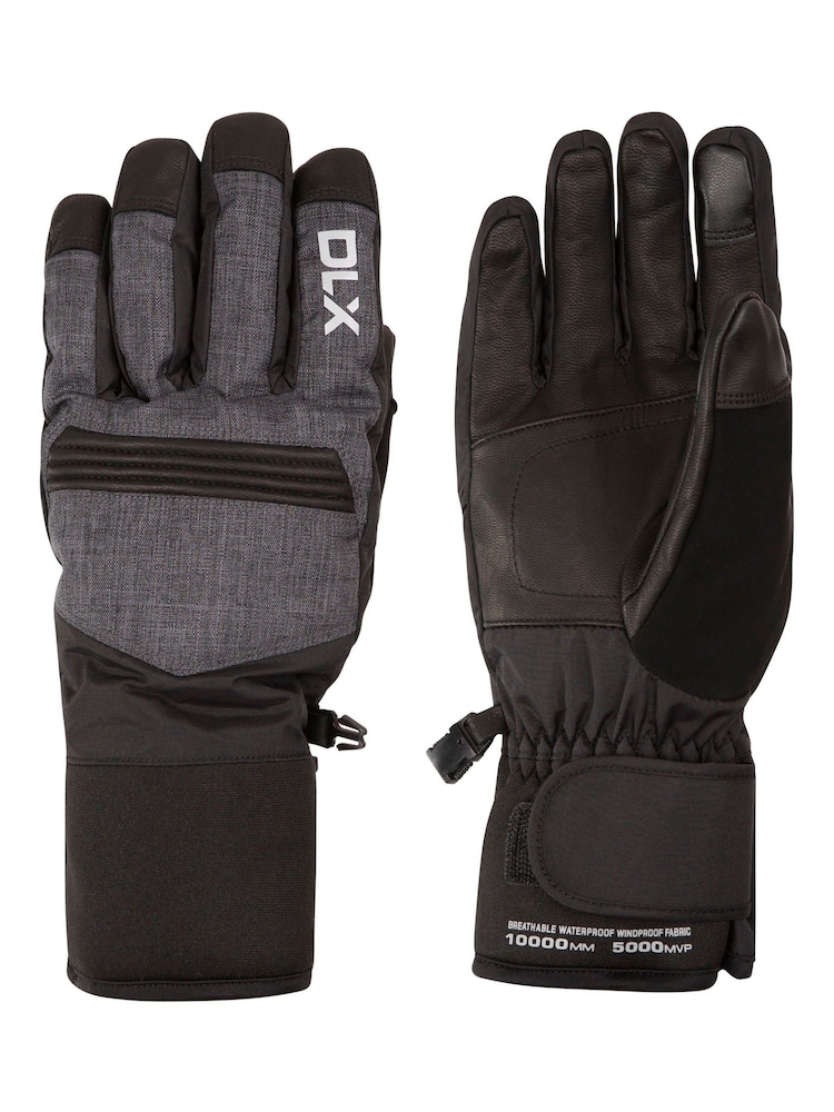 DLX Black Adult Sidney Black Gloves - Image 1 of 2