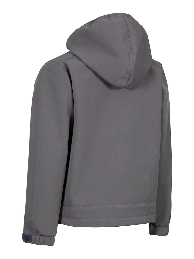 Trespass Unisex Grey Faster Softshell Jacket - Image 2 of 2