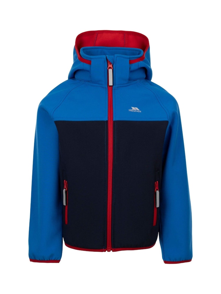 Trespass Unisex Blue Hanbury Softshell Jacket - Imagen 1 de 2