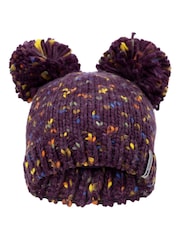 Trespass Unisex Kids Purple Ted Hat - Image 1 of 3