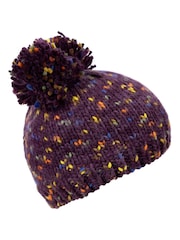 Trespass Unisex Kids Purple Ted Hat - Image 2 of 3