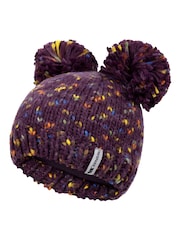 Trespass Unisex Kids Purple Ted Hat - Image 3 of 3