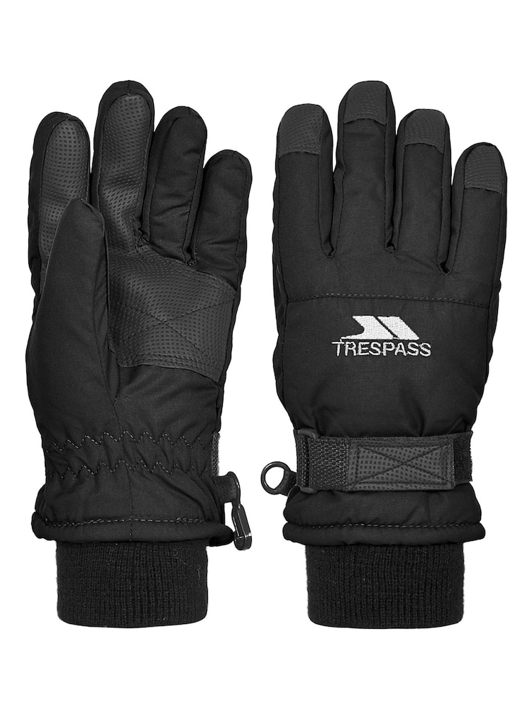 Trespass Kids Ruri II Black Gloves - Image 1 of 2