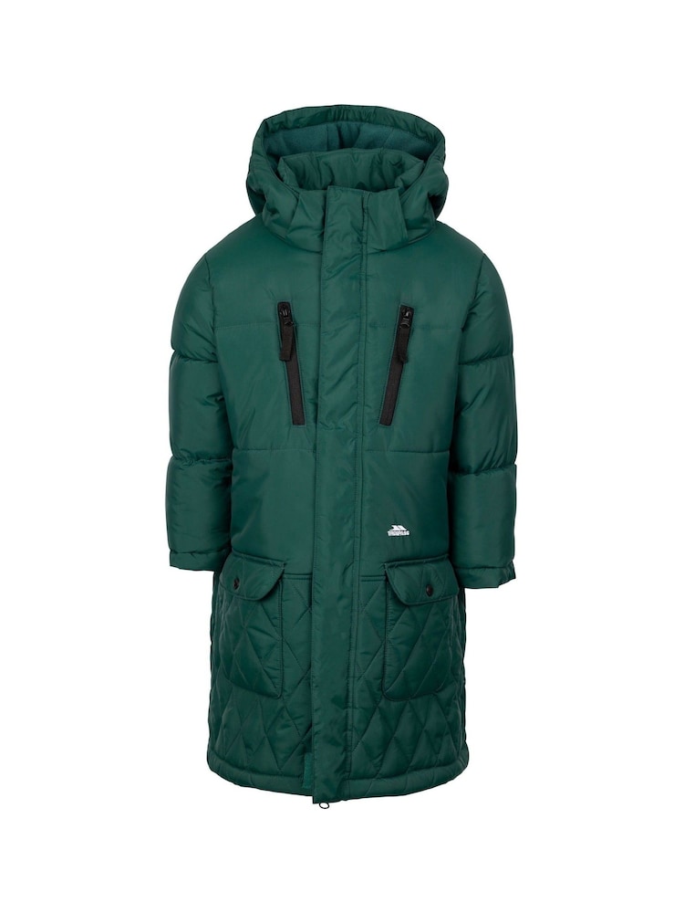 Trespass Unisex Kids Green Orrin Casual Jacket - Image 1 of 2