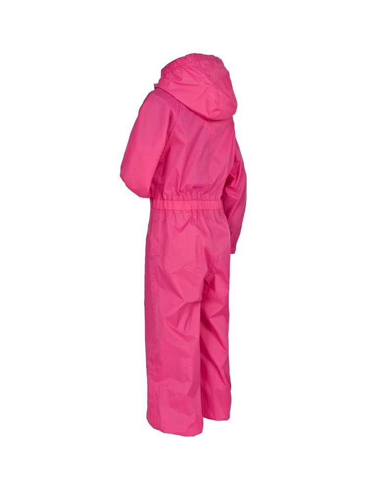 Trespass Babies Pink Button Snowsuits - Image 2 of 2