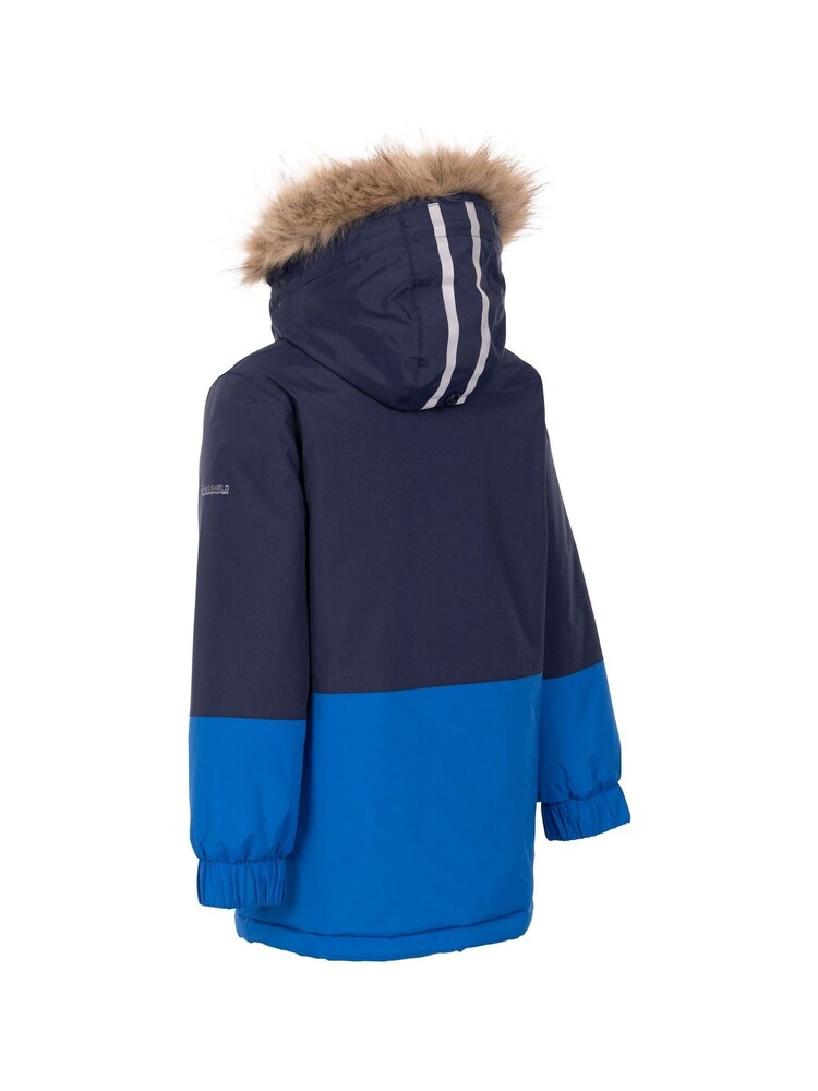 Trespass Unisex Kids Blue Laytone Rainwear Jacket - Image 2 of 2