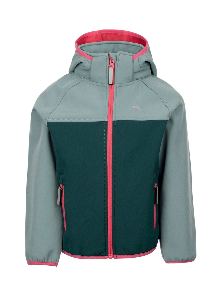 Trespass Unisex Green Hanbury Softshell Jacket - Imagen 1 de 2