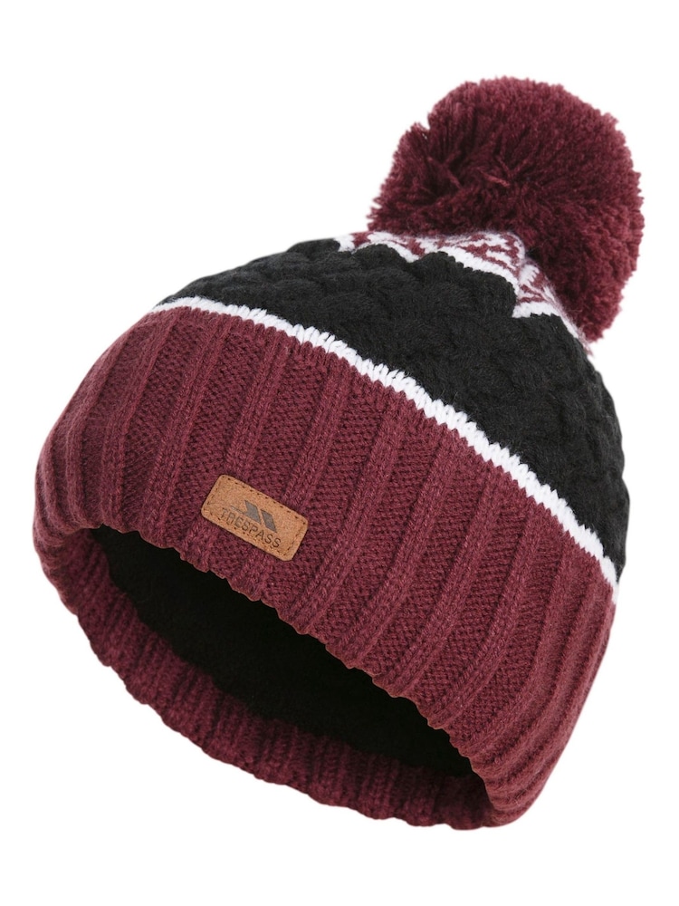 Trespass Kids Red Axel Hat - Image 1 of 2