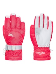 Trespass Unisex Kids Red Simms Gloves - Image 1 of 2