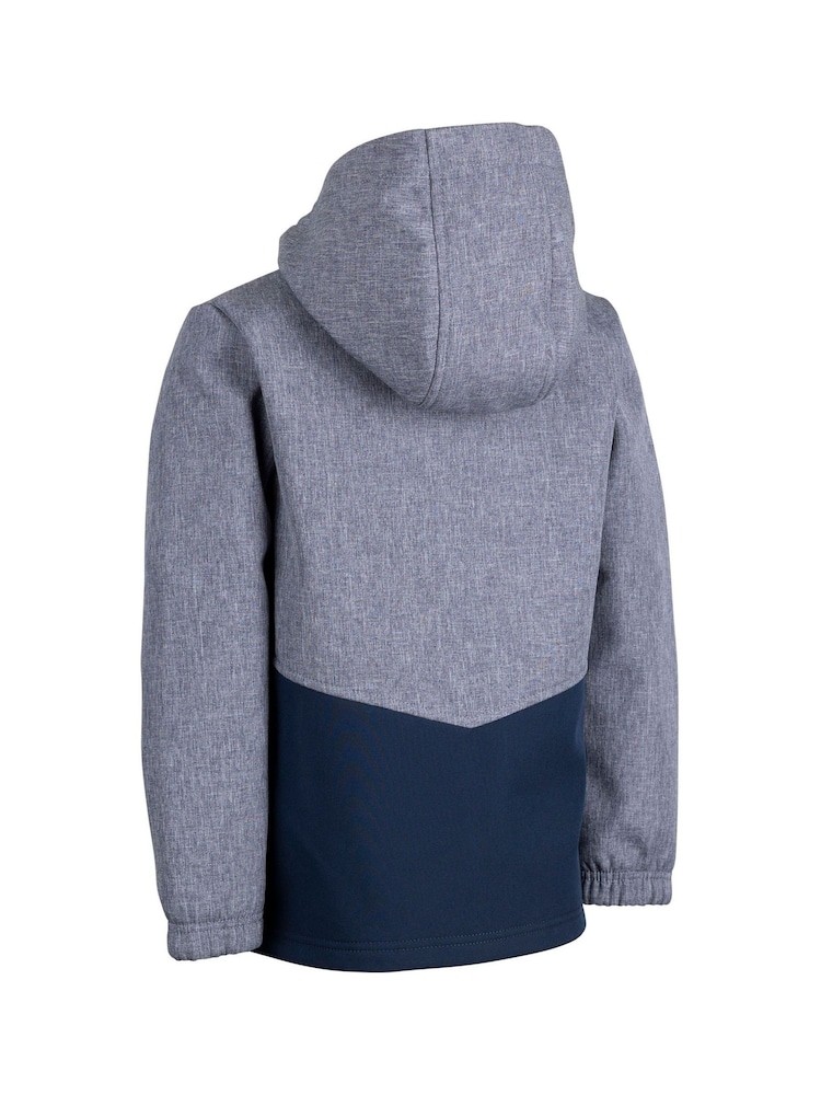 Trespass Unisex Blue Cheerfully Softshell Jacket - Image 2 of 2
