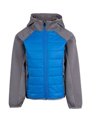 Trespass Детский унисекс синий Roadie Hybrid куртка - Image 1 of 2