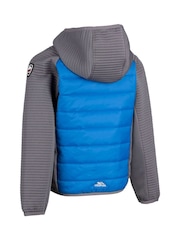 Trespass Детский унисекс синий Roadie Hybrid куртка - Image 2 of 2