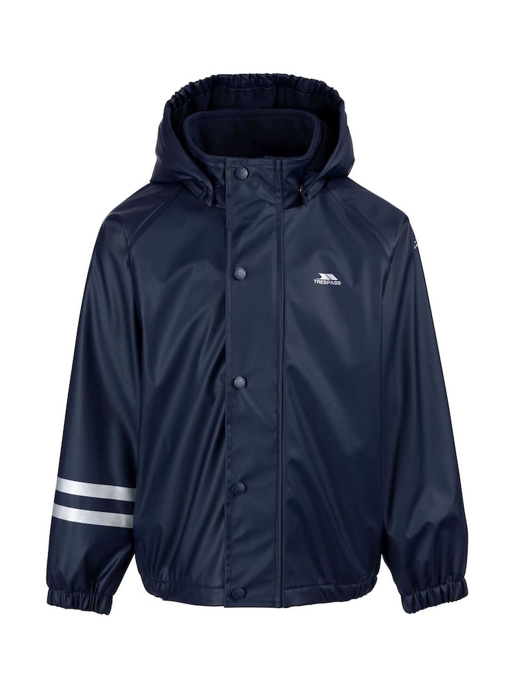 Trespass Unisex Kids Blue Daire Rainwear Jacket - صورة 1 من 2 Trespass Unisex Kids Blue Daire Rainwear Jacket - صورة 1 من 2