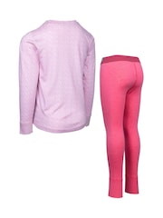 Trespass Kids Red Alec Base Layer Set - Image 2 of 2