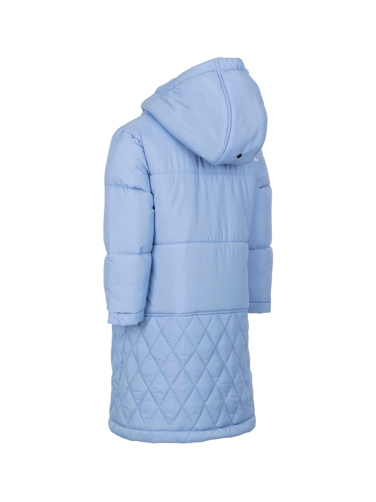 Trespass Unisex Kids Blue Orrin Casual Jacket - Image 2 of 2 Trespass Unisex Kids Blue Orrin Casual Jacket - Image 2 of 2
