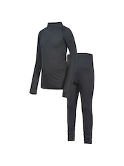 Trespass Kids Unite360 Black Base Layer Set - صورة 1 من 2