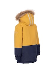 Trespass Unisex Kids Yellow Laytone Rainwear Jacket - Image 2 of 2