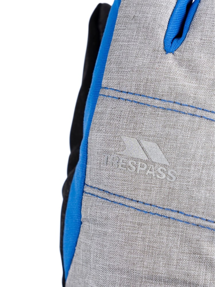 Trespass Kids Blue Quinny Gloves - Image 2 of 2