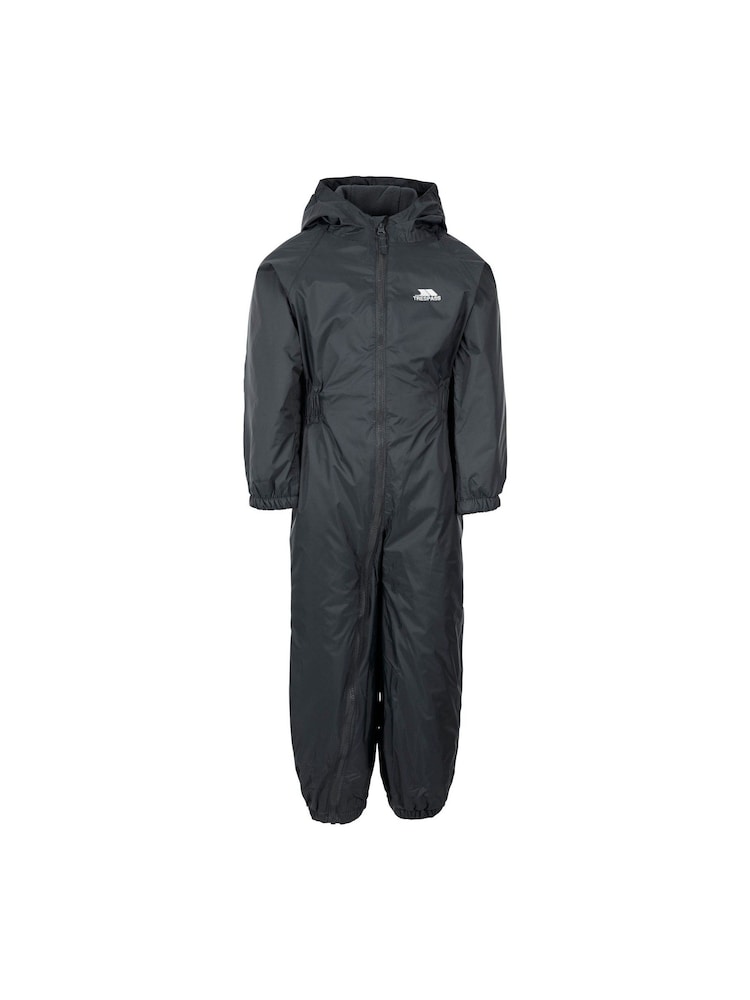 Trespass Childs Grey Dripdrop Puddlesuit - Image 1 of 2