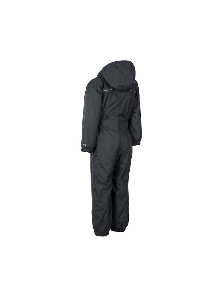 Trespass Childs Grey Dripdrop Puddlesuit - Image 2 of 2