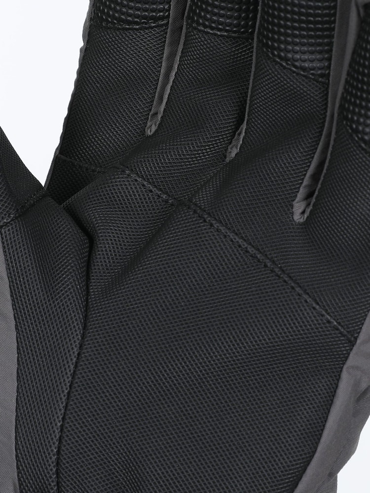 Trespass Kids Grey Winter Ergon II Gloves - Image 2 of 2 Trespass Kids Grey Winter Ergon II Gloves - Image 2 of 2