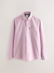 Dusky Pink Regular Fit Button Down Easy Iron Oxford Shirt - Image 1 of 3