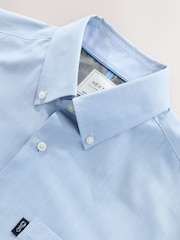 Light Blue Regular Fit Button Down Easy Iron Oxford Shirt - Image 3 of 3