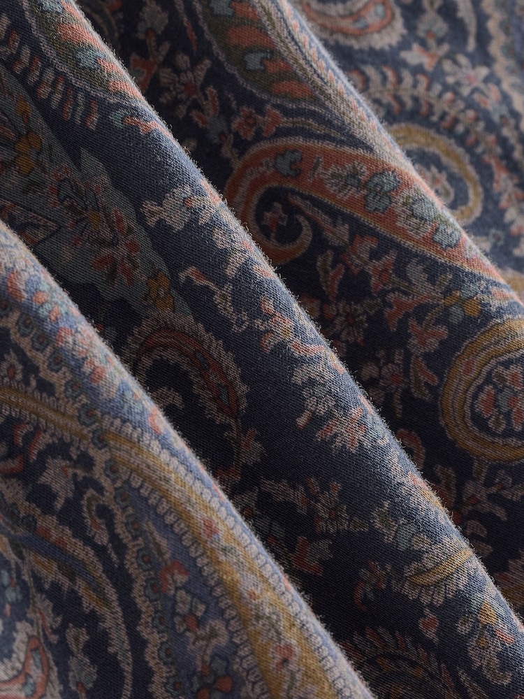 Purple Paisley Regular Fit Long Sleeve Print Shirt - Image 3 of 3