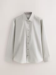 Neutral Monogram Regular Fit Geometric Print Long Sleeve Smart Shirt - Image 5 of 7