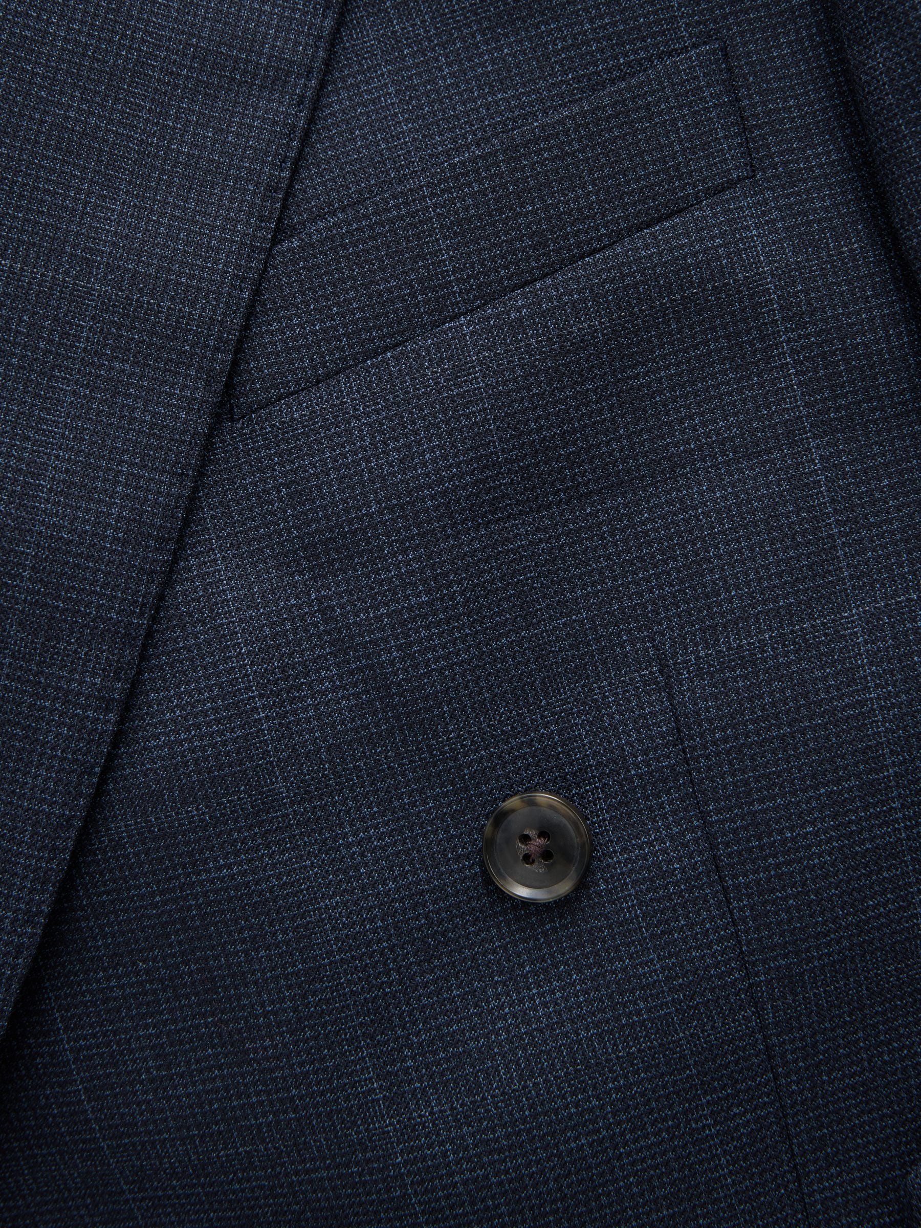 Buy Navy Blue Signature Marzotto 100% Italian Wool Double Breasted