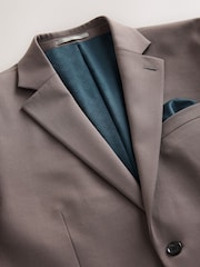 Light Brown Regular Fit Motionflex Stretch Suit Jacket - Image 2 of 8