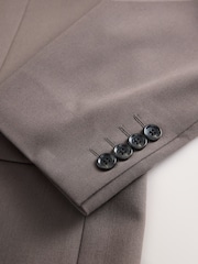 Light Brown Regular Fit Motionflex Stretch Suit Jacket - Image 5 of 8