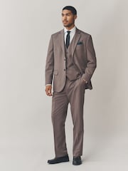 Light Brown Regular Fit Motionflex Stretch Waistcoat - Image 2 of 8