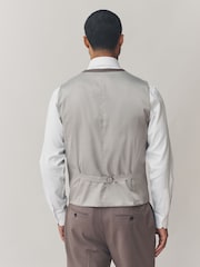 Light Brown Regular Fit Motionflex Stretch Waistcoat - Image 3 of 8