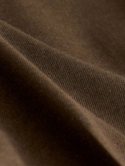Brown Slim Fit Flannel Suit Trousers - Image 10 of 11