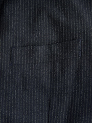Azul marino - Slim Fit Seersucker Stripe Suit Jacket - Imagen 13 de 13