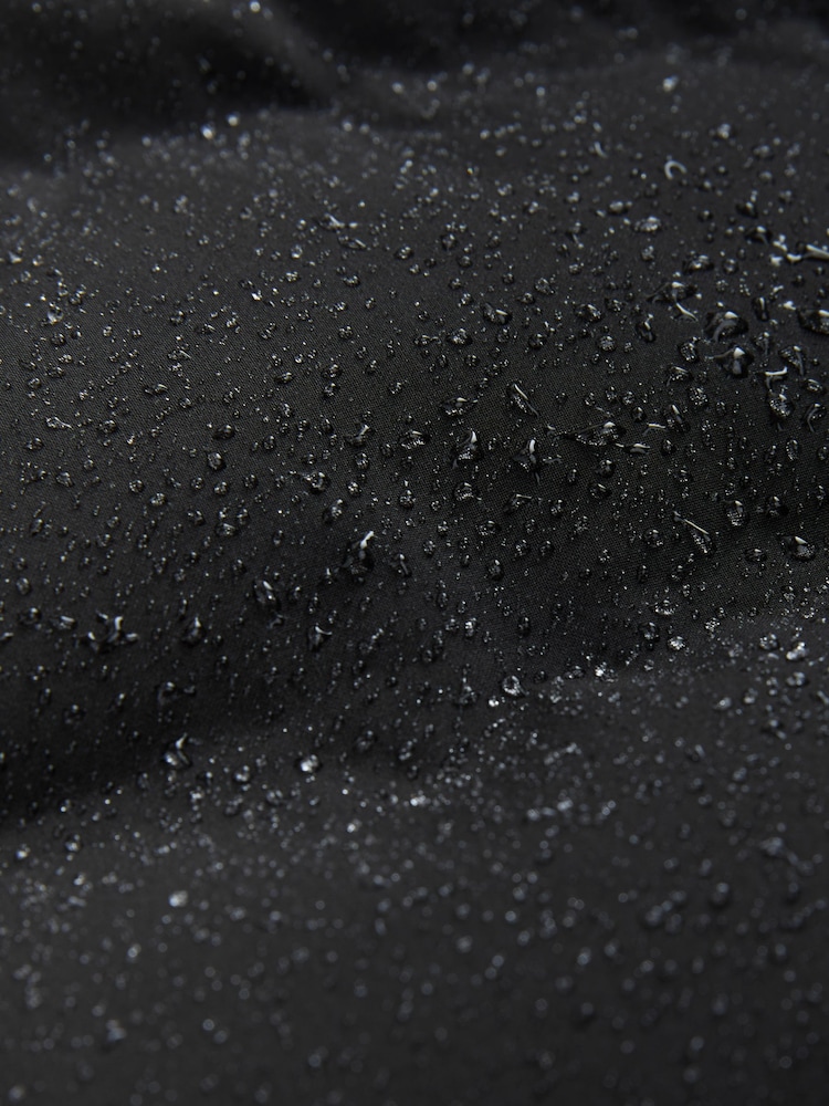 Black Waterproof Midweight Hooded Jacket (3-17yrs) - Image 2 of 6