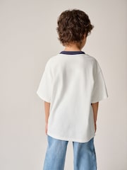 Little Bird by Jools Oliver Red Rainbow Raglan Short Sleeve T-Shirt - Image 3 of 9